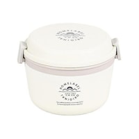 パール金属 保温弁当箱 弁当箱 ランチジャー どんぶりランチジャー 710ml 2段 ホワイト