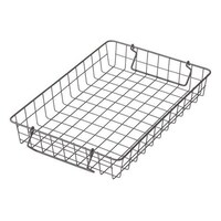 パール金属 ワイヤーバスケット スタッキング S 浅型 バスケット かご スチール ブラウン ブラウン