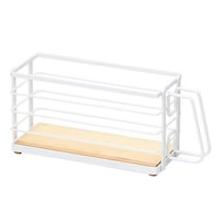 パール金属 キッチン収納ケース ワイヤー製 ハンディラック 取っ手付き カフェ風 ナチュレア