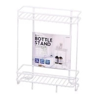 パール金属 ディスペンサースタンド 2段 スパージュ ボトルスタンド ディスペンサーラック シャンプー