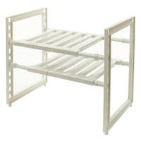 パール金属 洗面所収納 伸縮 46から73cm アレンジフリー 洗面台下スペースラック 洗面所 収納