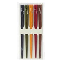 イシダ 箸 23cm 5膳入り 客用箸 ボーダーフィッシュ 天然木 木製 日本製