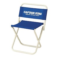 パール金属 アウトドアチェア レジャーチェア ホルン 高さ41.5cm キャプテンスタッグ CAPTAIN STAG マリンブルー