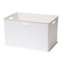 サンカ 収納ボックス 収納ケース ナチュラ インボックス L プラスチック 日本製 ホワイト