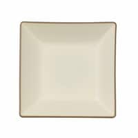 宮本産業 プレート 10cm エッジライン 角皿 ホワイト