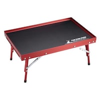 パール金属 アウトドアテーブル 折りたたみ 幅45.5×奥行30.5×高さ20cm アルミ トレー型 キャプテンスタッグ CAPTAIN STAG