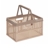 収納ボックス ベージュ×2