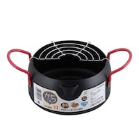 天ぷら鍋 16cm IH対応 網付き かちこれ×2