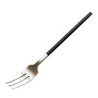 丸利玉樹利喜蔵商店 ケーキフォーク 14cm エッジライン ステンレス ブラック