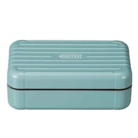 正和 弁当箱 1段 700ml KOFFER スーツケース型 スモーキーブルー