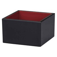 宮本産業 一合升 180ml 黒内朱 プラスチック