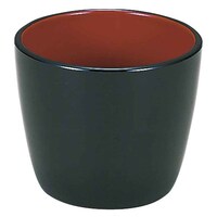 そば猪口 240ml 黒内朱 プラスチック