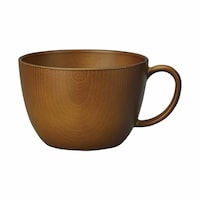 正和 スープカップ 450ml Nhhome 木目調 プラスチック ブラウン