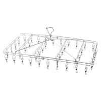 パール金属 ハンガー ステンレス メタリア フォールディングハンガー 42ピンチ