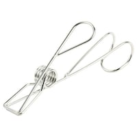 パール金属 ハンガー ステンレス メタリア かけられるマルチクリップ 4個セット 太パイプ用