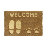 玄関マット コイヤーマット 40×60 あしあと
