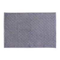 バスマット タオル Ag+ブリーク 抗菌 グレー