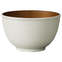 正和 ボウル 12.5cm M 木目調 isso ecco ホワイト