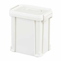 サンカ 収納ボックス ナチュラトラックス 幅24.5×奥行17.2×高さ26cm 24L フタ付き ホワイト