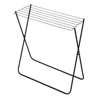 天馬 タオルスタンド ブラック ポーリッシュ バスタオルスタンド