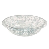 湯おけ 洗面器 クリアローズ ライトブルー