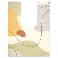 トイレマット 拭ける 80×60cm ニュアンス