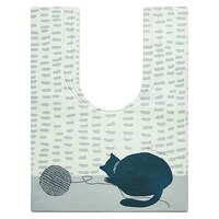 トイレマット 拭ける 80×60cm シピ×2