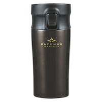 パール金属 タンブラー 400ml カフェマグバリスタ ワンタッチタンブラー 保温 保冷 ブラック