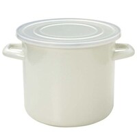 パール金属 保存容器 5.8L ストリーム ホーローストックポット 20cm