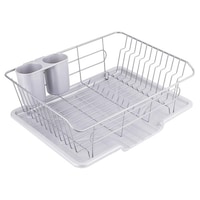 パール金属 水切りラック アルデオ 水切りバスケット 水が流れるトレー タテ置き