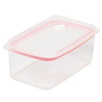 パール金属 保存容器 1L Easy Clean 深型密閉保存容器 M ピンク