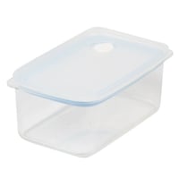 パール金属 保存容器 1L Easy Clean 深型密閉保存容器 M ブルー