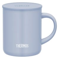 サーモス サーモス マグカップ 350ml 真空断熱 フタ付き ステンレス JDG352 アッシュブルー