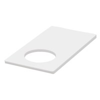 ゴミ箱 フタのみ サークルオープンフタ ホワイト