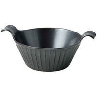 グラタン皿 ラウンド 19cm ブラック