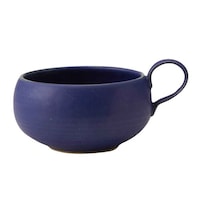 丸利玉樹利喜蔵商店 スープカップ 390ml Blueシリーズ 陶器 食器 笠間焼 日本製 インディゴ
