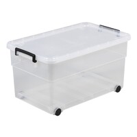 サンカ 収納ボックス ナチュラ トラックスキャリー 430 L 幅43.5 奥行71.6 高さ38cm 大容量