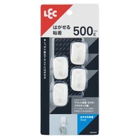 レック フック 剥がせる粘着フック 4個入り 耐荷重500g