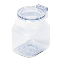 パール金属 保存容器 350ml 上から中身が見えるワンプッシュキャニスター