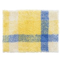 バスマット乾度良好リアン45×60cmブルー×2