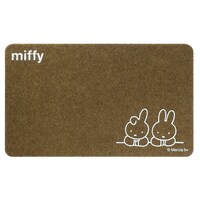 玄関マット miffy ミッフィーとダーン