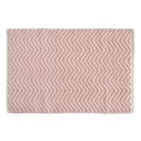 バスマット ポコモコ ウィーブ ピンク×2