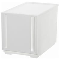 サンカ 収納ケース コンビネーションケース スリムL 2630 幅26×奥行44.7×高さ29.9cm オールホワイト