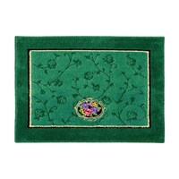 オカ 洗面マット シェニールロゼ 約50×70cm グリーン