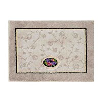 オカ 洗面マット シェニールロゼ 約50×70cm ベージュ