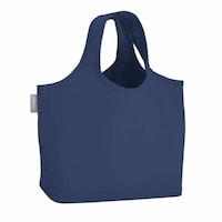 サーモス サーモス エコバッグ たたまず丸めるエコバッグ 10L ネイビー