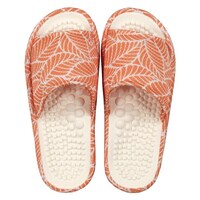 スリッパ ヘルスリーフヴェインつぼ押し オレンジ