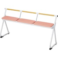 山崎産業 サポタベンチME 3人掛け ピンク