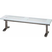 山崎産業 ベンチ YB55LID 背なし