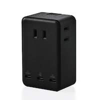 エレコム エレコム 電源タップ コンセント×3 USB TypeC×3 ポート付き 67W PD対応 ブラック
